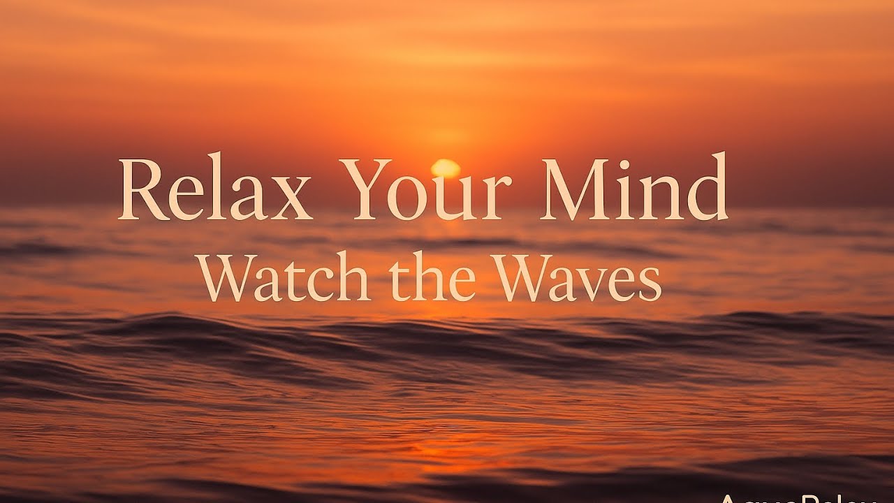 Ocean Waves at Sunset – 45 min Relaxation
