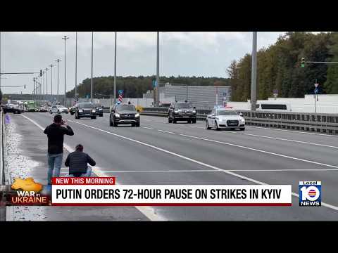 Putin orders 72-hour pause on strikes in Kyiv