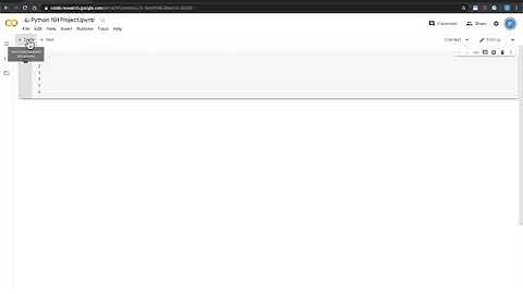 การใช้งาน Google Colab สำหรับเขียนโปรแกรม Python
