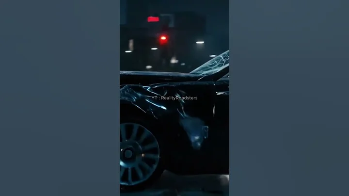 Luxury Crushed: Rolls-Royce Phantom Wrecked in Shocking Night Crash! #luxurycar #crash #rollsroyce