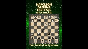 Napoleon Opening | Fast Fall | Chess Openings | Chess Tricks | Chess Game | Learn Chess