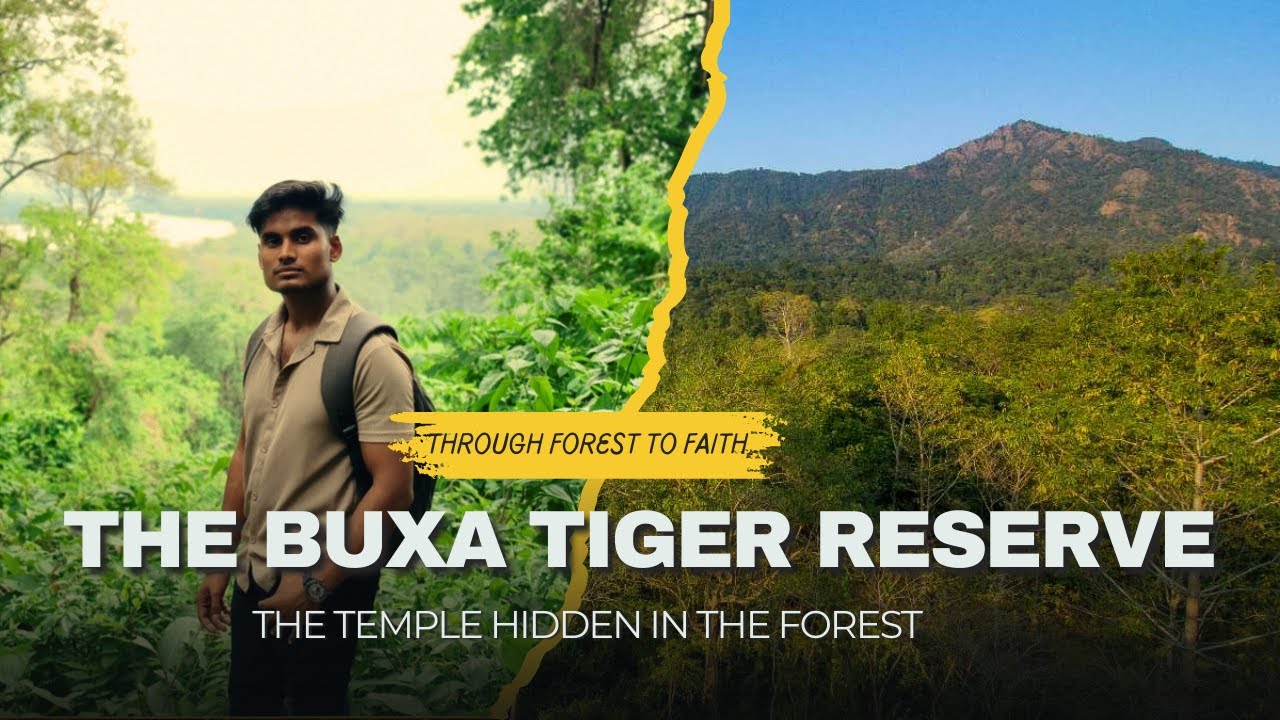 The Buxa Tiger Reserve Forest......... The temple hidden in the forest ...