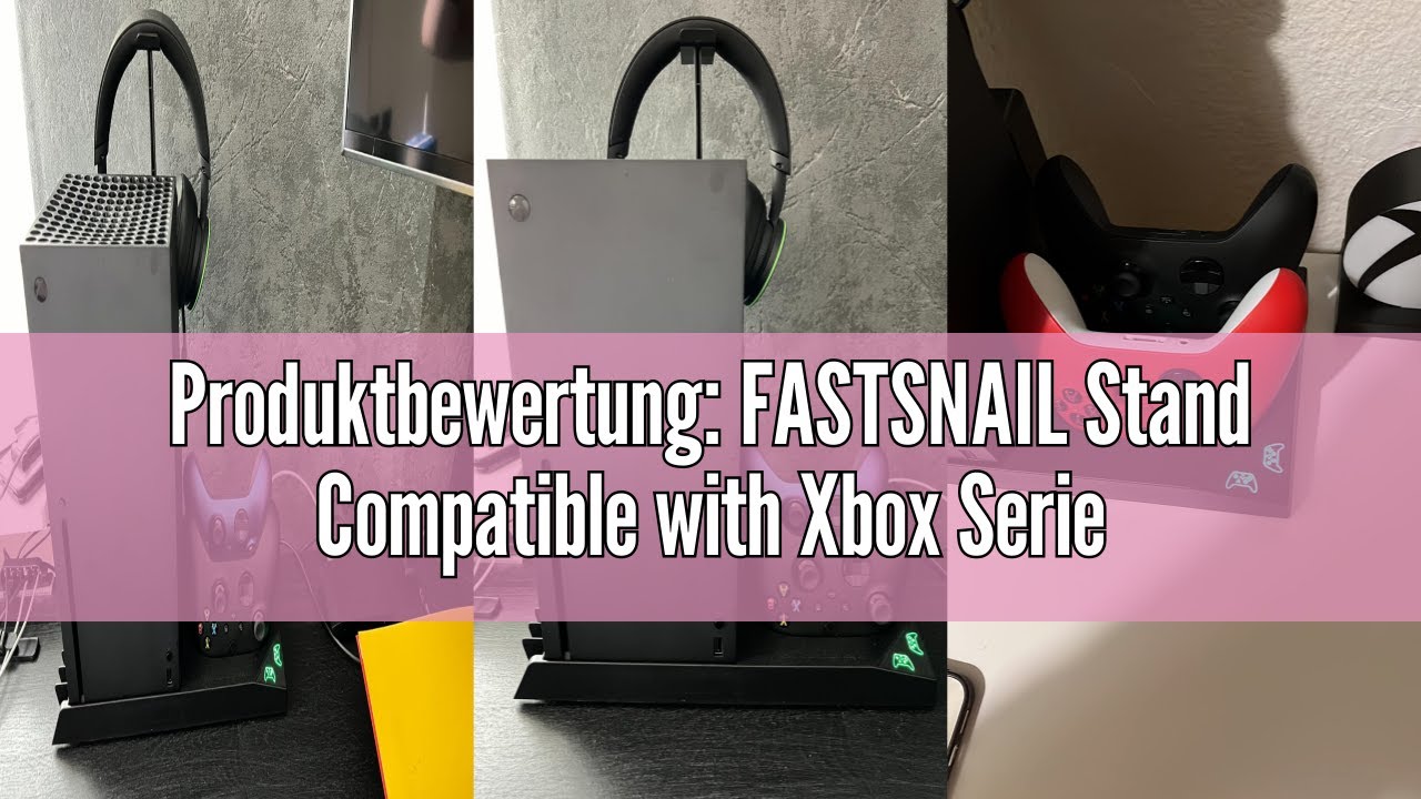 Produktbewertung: FASTSNAIL Stand Compatible with Xbox Series X, Fan Cooler Compatible with Xbox Ser