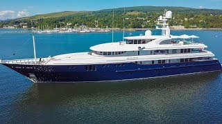 $100 million super yacht 'Archimedes' docked at Port of Pensacola