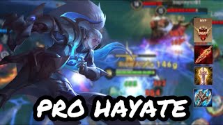 EASY WIN 😋 | Hayate Dragon Lane Pro Gameplay | Arena Of Valor | Liên Quân Mobile | AOV | ROV | COT