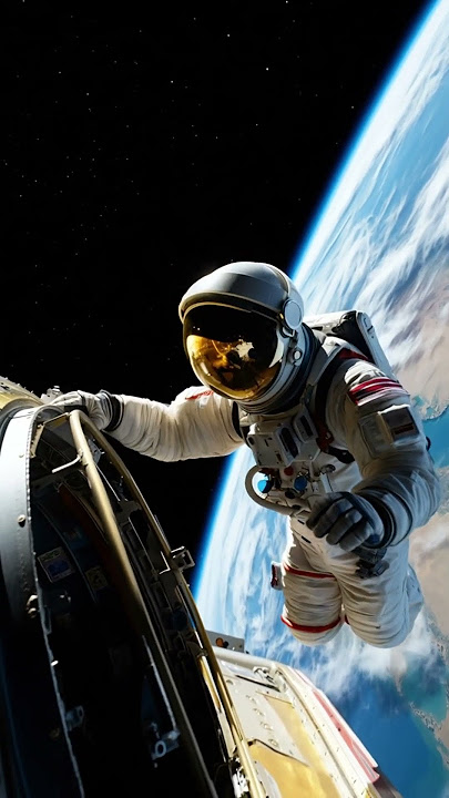 Ever Wonder What an Astronaut Sees Up Here? 🌍 #Space #Astronauts #NASA