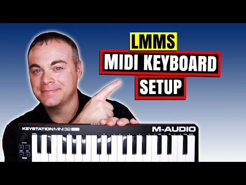 How to use Midi Keyboard in LMMS Tutorial