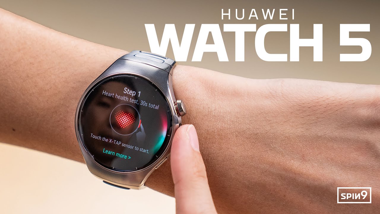 [SPIN9] รีวิว HUAWEI Watch 5 — วัดสุขภาพ 8 ค่าหลัก ครั้งแรกด้วย X-Tap