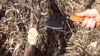 UST Hatchet w/ Ferro Rod Test