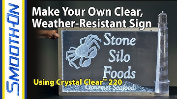 Casting Clear Resin To Create a Weather Resistant Clear Sign