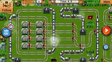 Train Track Maze - Classic Make Puzzle Game - Android Gameplay #1548