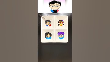 Squid Game2 colormix🌈guess the mixed Colors #squidgame #satisfying #colormixing#colors #오징어게ᄋ