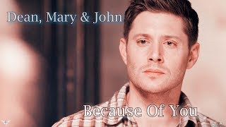 Dean, Mary and John – Because of You (Song/Video Request) [AngelDove]