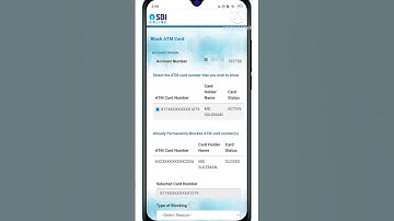 Block SBI ATM online | How to block SBI bank ATM card online 2024