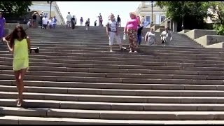 Travel Ukraine 2013 Odessa Potemkin Steps Stairs