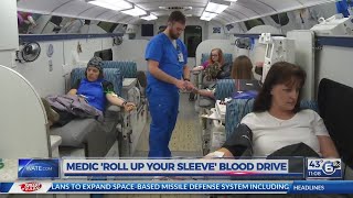 MEDIC 'Roll Up Your Sleeve' blood drive