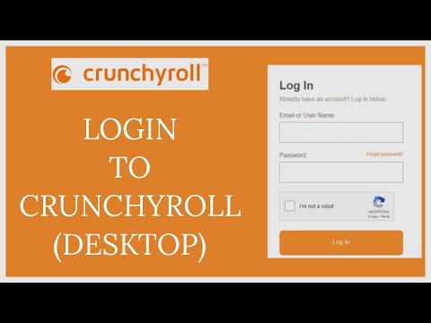 How To Login To Crunchyroll On Desktop?