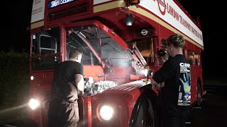 Old LONDON BUS Breaks Down During A Late Night Run!