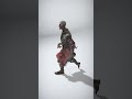 Zombie Character in Tattered Clothing - AI Rigged 3D Character