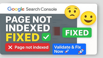 Page Not Indexed Issue Solved | Google Console Error Fix
