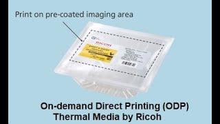 Ricoh On-demand Direct Printing (ODP) Thermal Media - Top Seal