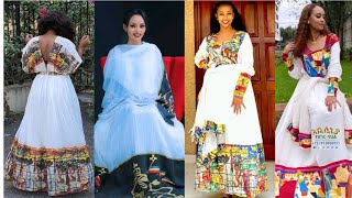 #Habesha kemis #Ethiopian Cultural #dress new style New #Habesha traditional Cloth