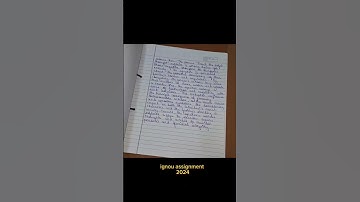 Ignou 2024-25 assignments