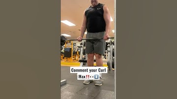 Who’s got the biggest Barbell Curl Max??? ‼️👀 #shorts #youtubeshorts #fitness #viral