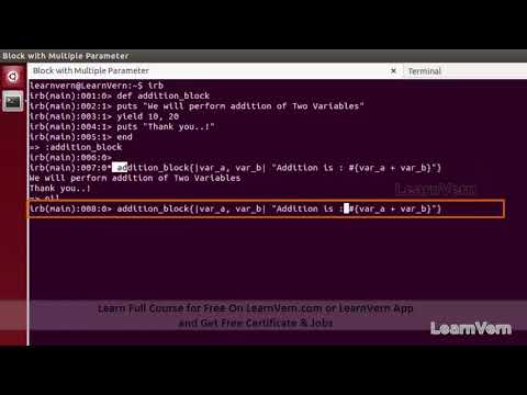 Ruby Block With Multiple Parameter Example 2