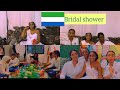 SIERRA LEONE 🇸🇱 WEDDING VLOG || Bridal shower