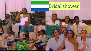 SIERRA LEONE 🇸🇱 WEDDING VLOG || Bridal shower