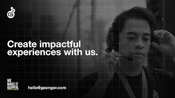 Create impactful experiences with us today. #WeMakeItHappen #TheGeengerGrp