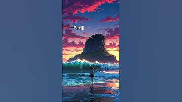 Pixel Ocean Cliff: Lo-Fi Anime Serenity