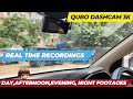 Qubo 3K Dashcam Video Quality | Qubo Dashcam Video Footage | Qubo Dashcam Recording Quality