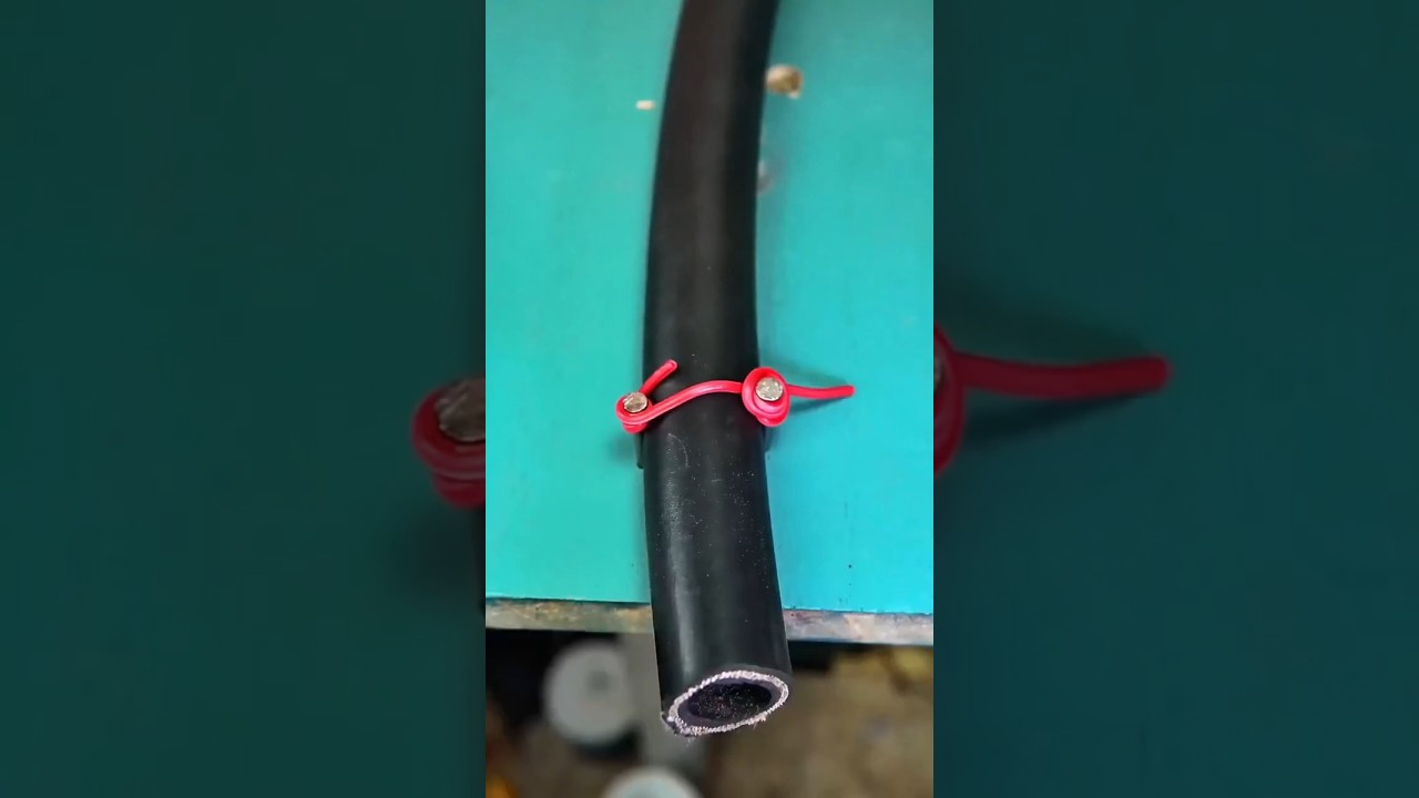 "How to Cut a Hose Clean and Straight — Easy Trick!""Genius Hack for Cutting Perfectly Straight Hose