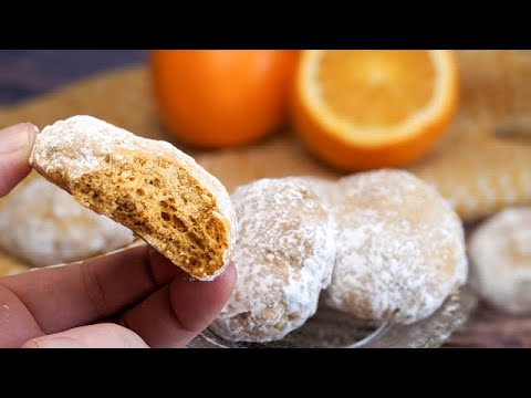 Petits biscuits prts en 5 min ! Sans four  Juste avec farine, sucre, orange, beurre et oeuf