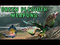Green Plesioth Weapons