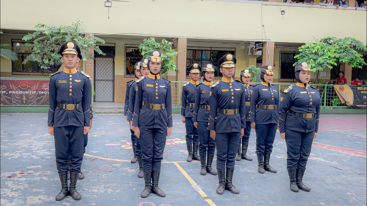 MERINDING! PASKIBRA SMKN 18 JAKARTA LKBB KOBAR RAPI VIII WIDYA NUSANTARA