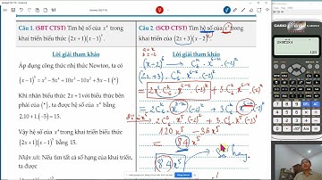 LỚP 10: BÀI TẬP NHỊ THỨC NIUTON