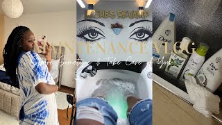 MAINTENANCE VLOG: Hair, Nails, Lashes, Shower & Skincare Routine.