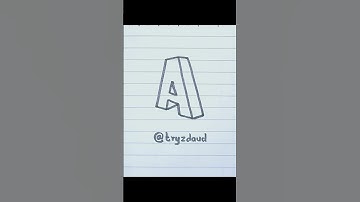 how to draw A 3d art #art #drawing #draw #shorts #short #satisfying #artwork #artist #feedshorts