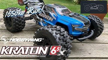 Arrma Kraton 6s V4 W/ Hobbywing Max 6 & 1650kv