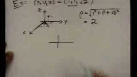 spherical coordinates intro part 1
