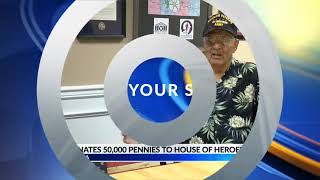 WRBL: Retired veteran donates over 50,000 pennies to House of Heroes