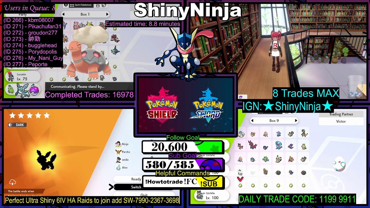 Free Zarude & plus Shiny Eggs, 6IV HA Raids also free custom Pokémon ...