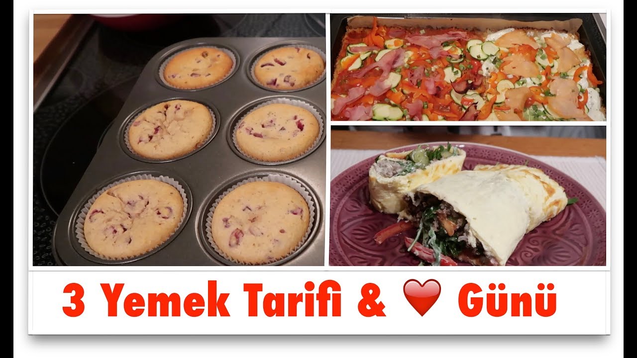 #61 Vlog: 3 Yemek Tarifi ve Sevgililer Günü