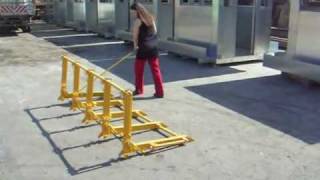 Mobile vehicle barrier pivot system