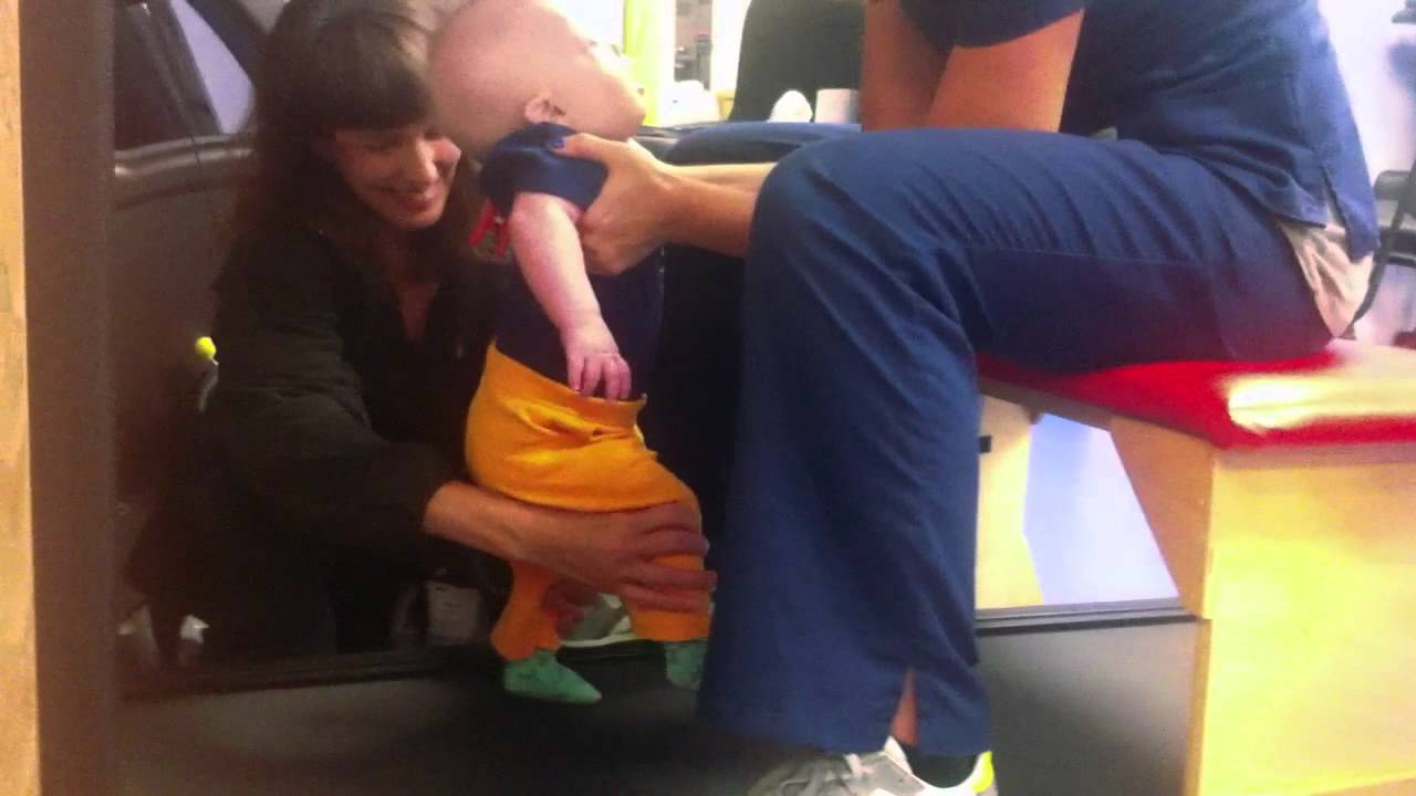 Baby With Down Syndrome Walking On Treadmill For Therapy YouTube