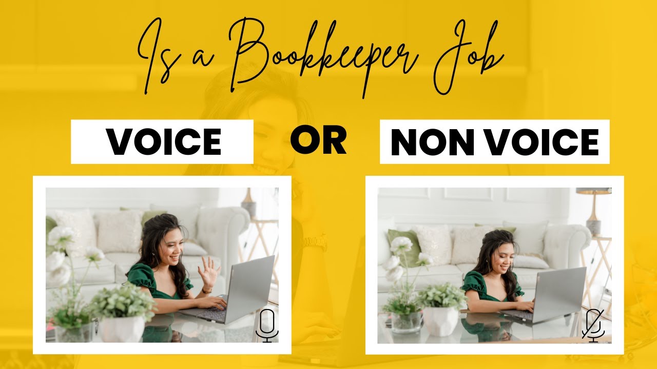 Is A Bookkeeper Job Non Voice or Voice? Kajea Vlogs YouTube