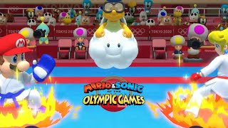 Mario Vs Peach At The Olympic Games Tokyo 2020 Gameplay Switch